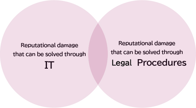 Reputational damage that can be solved through IT, Reputational damage that can be solved through Legal Procedures
